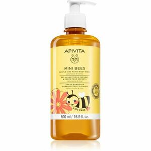 Apivita Mini Bees Gentle Kids Hair&Body wash Calendula&Honey umývací gél na telo a vlasy 500 ml vyobraziť