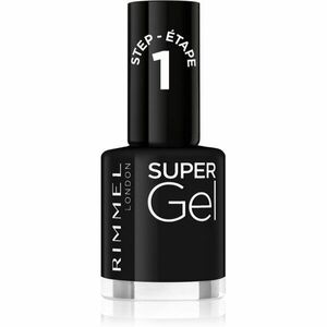 Rimmel Super Gel gélový lak na nechty bez použitia UV/LED lampy odtieň 070 Black Obsession 12 ml vyobraziť