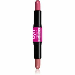 NYX Professional Makeup Wonder Stick Cream Blush obojstranná kontúrovacia tyčinka odtieň 01 Light Peach and Baby Pink 2x4 g vyobraziť