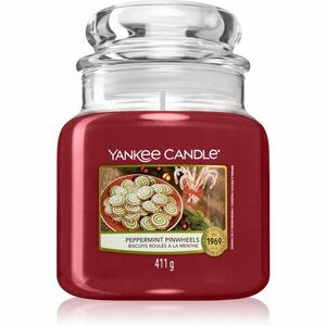 Yankee Candle Peppermint Pinwheels vonná sviečka 411 g vyobraziť