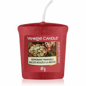 Yankee Candle Peppermint Pinwheels votívna sviečka 49 g vyobraziť