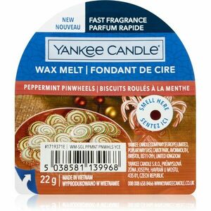 Yankee Candle Peppermint Pinwheels vosk do aromalampy 22 g vyobraziť