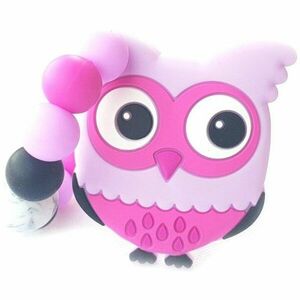 KidPro Teether Owl Pink hryzadielko 1 ks vyobraziť