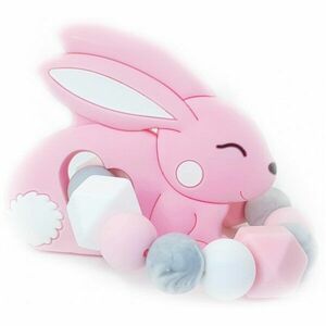 KidPro Pacifier Holder spona na cumlík Pink Rabbit 1 ks vyobraziť
