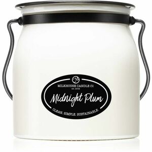 Milkhouse Candle Co. Creamery Midnight Plum vonná sviečka Butter Jar 454 g vyobraziť