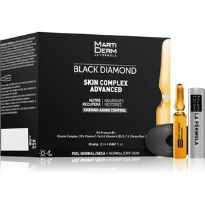 MartiDerm Black Diamond Skin Complex Advanced ampulky pre unavenú pleť 30x2 ml vyobraziť