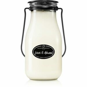 Milkhouse Candle Co. Creamery Linen & Ashwood vonná sviečka I. Milkbottle 396 g vyobraziť