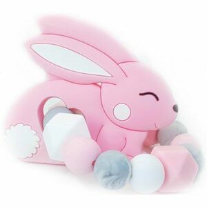 KidPro Teether Bunny Pink hryzadielko 1 ks vyobraziť