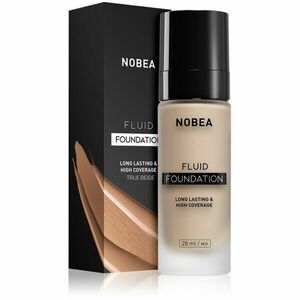 NOBEA Day-to-Day Fluid Foundation dlhotrvajúci make-up odtieň 06 True beige 28 ml vyobraziť