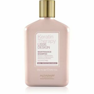 Alfaparf Milano Keratin Therapy Lisse Design jemný šampón na lesk a hebkosť vlasov 250 ml vyobraziť