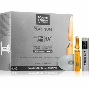 MartiDerm Platinum Photo Age HA+ sérum proti starnutiu pleti v ampulkách s vitamínom C 10x2 ml vyobraziť