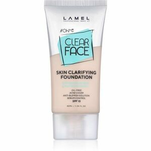 LAMEL OhMy Clear Face vysoko krycí make-up pre problematickú a mastnú pokožku odtieň 401 40 ml vyobraziť