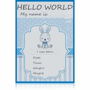 KidPro Milestone Cards Bunny For a Boy míľnikové kartičky vyobraziť