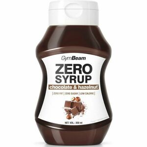 GymBeam Zero Syrup polevový sirup bez kalórií príchuť Chocolate & Hazelnut 350 ml vyobraziť