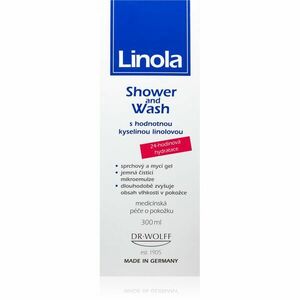 Linola Shower and Wash hypoalergénny sprchový gél 300 ml vyobraziť