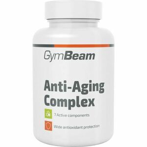 GymBeam Anti-Aging Complex kapsuly na udržovanie normálneho stavu vlasov, pokožky a slizníc 60 cps vyobraziť