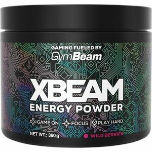 GymBeam XBEAM Energy Powder podpora herného výkonu príchuť Wild Berries 360 g vyobraziť