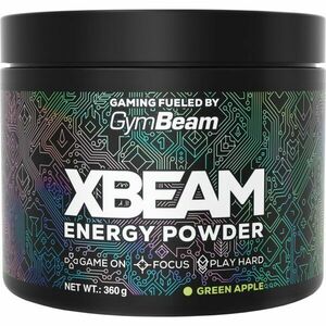 GymBeam XBEAM Energy Powder podpora herného výkonu príchuť Green Apple 360 g vyobraziť