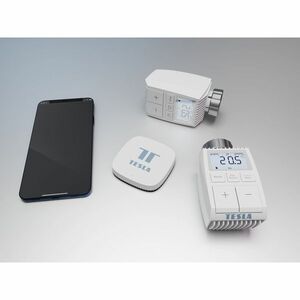 TESLA Smart Bundle Basic 2 x Valve termostatická hlavica + Hub centrálna jednotka pre múdru domácnosť vyobraziť