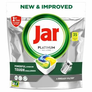 JAR Tablety do umývačky Platinum Plus All-in-One Yellow 35 ks vyobraziť