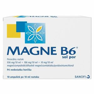 MAGNE B6 perorálny roztok 10 ml 10 ampuliek vyobraziť