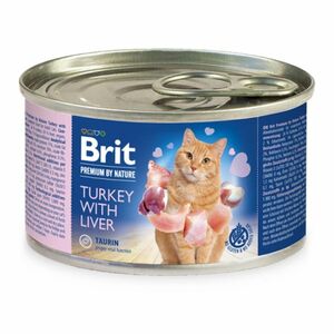 BRIT Premium by Nature Turkey with Liver konzerva pre mačky 200 g vyobraziť