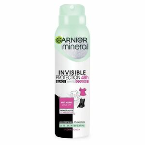 GARNIER Mineral Quick Dry Invisible Black White Colors antiperspirant v spreji 150 ml vyobraziť