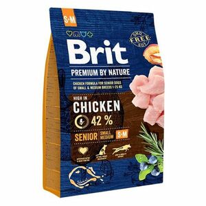 BRIT Premium by Nature Senior S+M granule pre psov 1 ks, Hmotnosť balenia: 3 kg vyobraziť