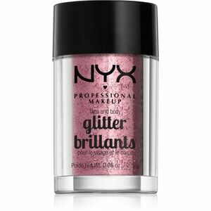NYX Professional Makeup Face & Body Glitter Brillants Glitre na tvár i telo odtieň 02 Rose 2.5 g vyobraziť