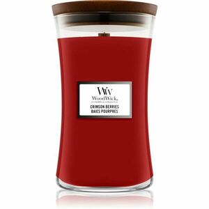 Woodwick Crimson Berries vonná sviečka s dreveným knotom 610 g vyobraziť