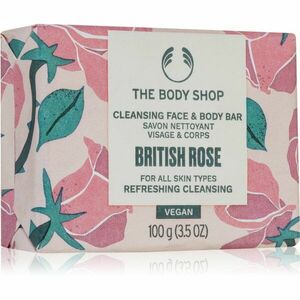 The Body Shop British Rose tuhé mydlo na telo a tvár 100 g vyobraziť
