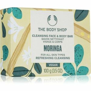 The Body Shop Moringa tuhé mydlo na tvár a telo 100 g vyobraziť