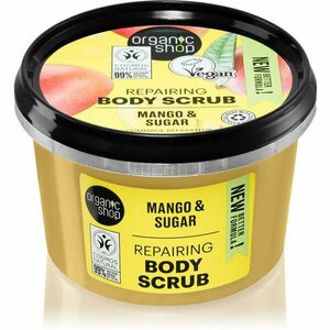Organic Shop Mango & Sugar telový peeling pre hodvábnu pokožku 250 ml vyobraziť