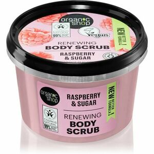 Organic Shop Raspberry & Sugar jemný telový peeling 250 ml vyobraziť