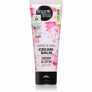 Organic Shop Cherry & Lotus posilňujúci balzám na ruky a nechty 75 ml vyobraziť