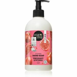 Organic Shop Pomegranate & Patchouli Ošetrujúce tekuté mydlo na ruky s pumpičkou 500 ml vyobraziť
