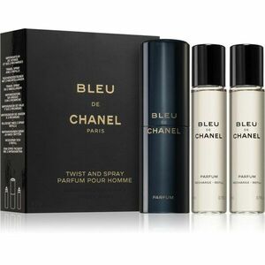 Chanel Bleu de Chanel parfém + náhradná náplň pre mužov 3x20 ml vyobraziť
