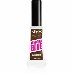 NYX Professional Makeup The Brow Glue gél na obočie odtieň 04 Dark Brown 5 g vyobraziť