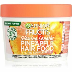 Garnier Fructis Pineapple Hair Food Maska na dlhé vlasy s rozštiepenými končekmi 400 ml vyobraziť