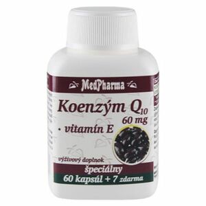 MEDPHARMA Koenzým Q10 60 mg + vitamín E 67 kapsúl vyobraziť