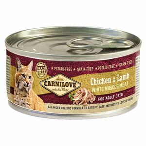 CARNILOVE Cat adult chicken & lamb konzerva pre mačky 100 g vyobraziť