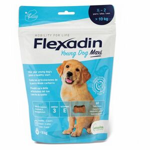 FLEXADIN Young Dog Maxi 60 žuvacích tabliet vyobraziť