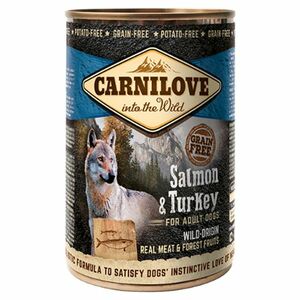 CARNILOVE Dog salmon & turkey grain free pre psov 400 g vyobraziť