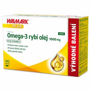 WALMARK Omega-3 rybí olej 1000 mg 180 tobolek vyobraziť