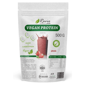 REVIX Vegan proteín príchuť jahoda 500 g vyobraziť