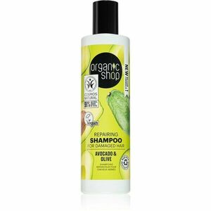 Organic Shop Avocado & Olive obnovujúci šampón pre poškodené vlasy 280 ml vyobraziť