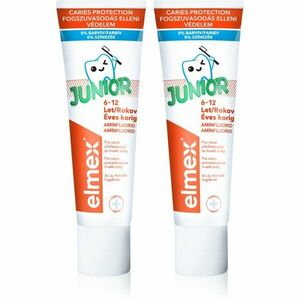 Elmex Junior 6-12 Years zubná pasta pre deti 2 x 75 ml vyobraziť