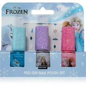Disney Frozen Peel-off Nail Polish Set sada lakov na nechty pre deti Blue, White, Pink 3x5 ml vyobraziť