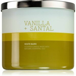 Bath & Body Works Vanilla & Santal vonná sviečka 411 g vyobraziť