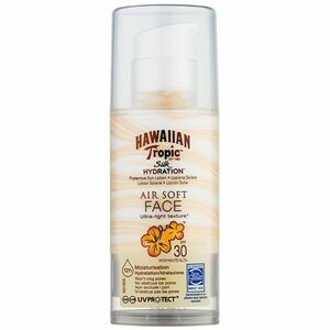 Hawaiian Tropic Silk Hydration Air Soft ochranný krém na tvár SPF 30 50 ml vyobraziť